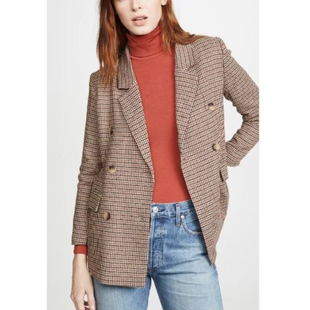 The Lioness "The Don Jacket" in Tan Size Medium NWT